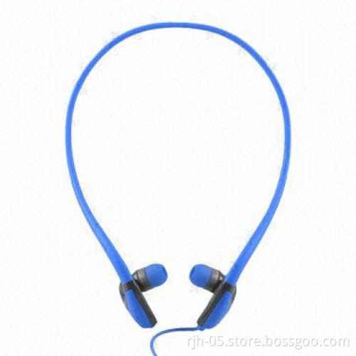 Cheap MP3 Player Neckband Headphones with 20-20,000Hz Frequency Response